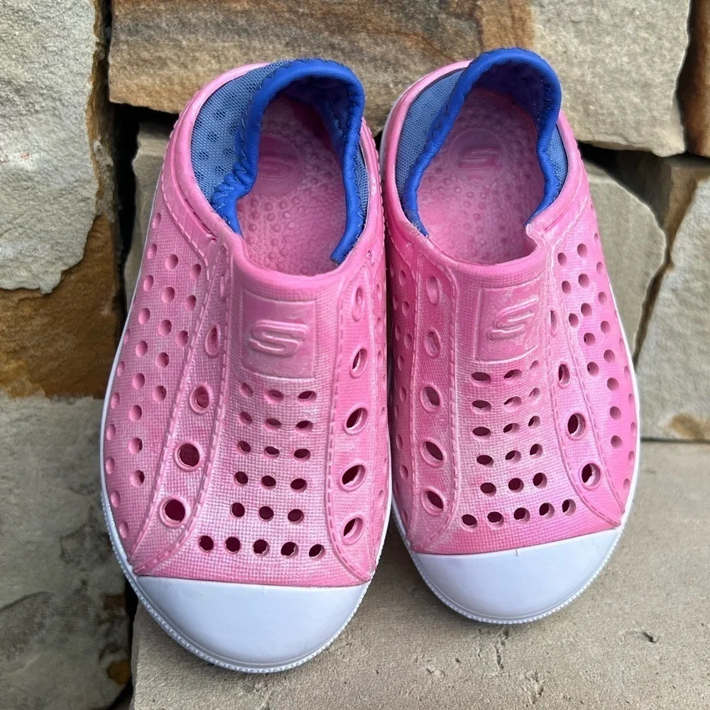 Skechers Foamies Aqua Surge water pink & purple shoes kids Sz-6. P